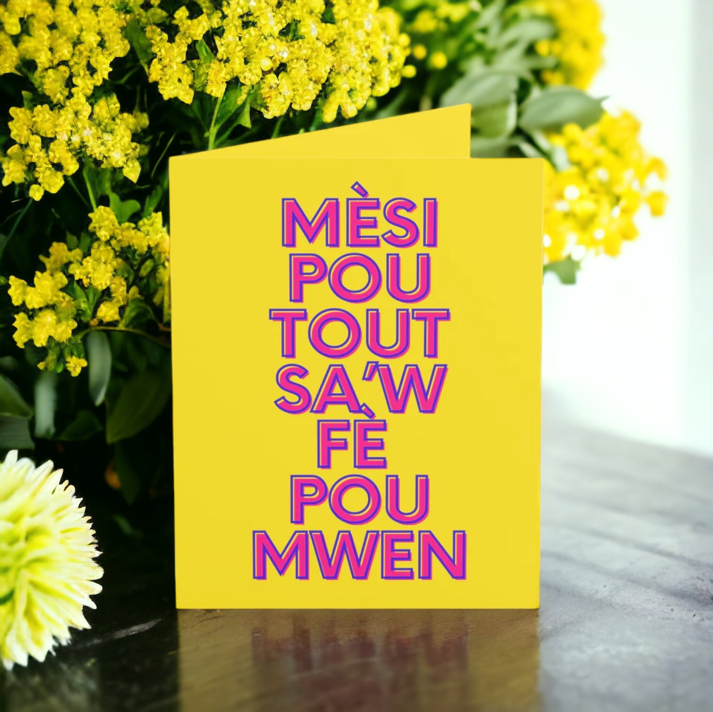 Mèsi Pou Tout Sa'w Fè Pou Mwen (Kat + Anvlòp)