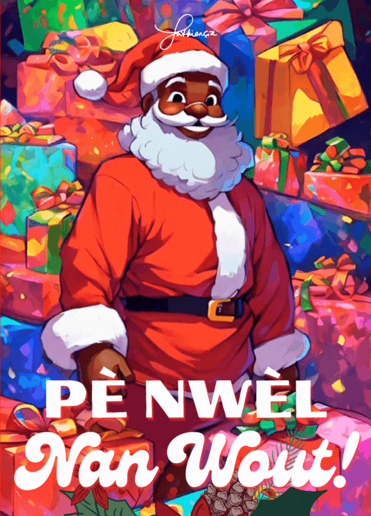 Pè Nwèl Nan Wout (Santa Is Coming) Digital Christmas Card
